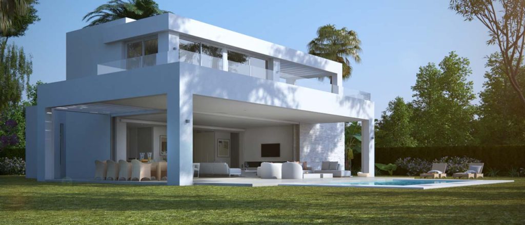Off-plan contemporary villas in East Marbella for sale