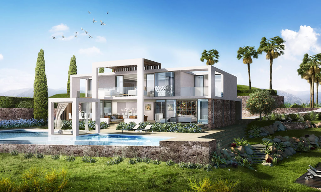 Off-plan contemporary villas in East Marbella for sale. East Marbella Off-Plan properties