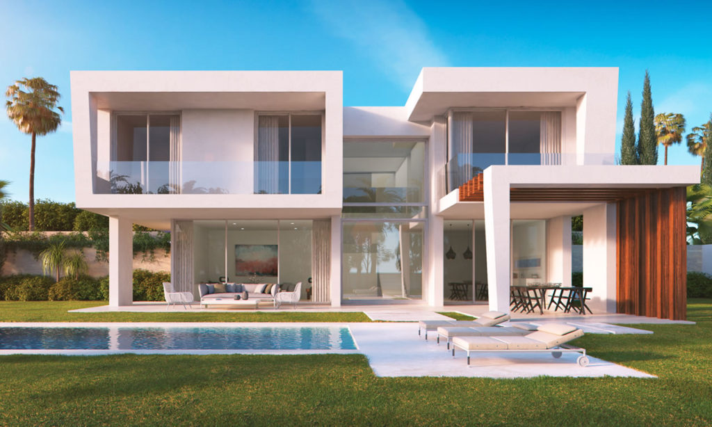 Off-plan contemporary villas in East Marbella for sale