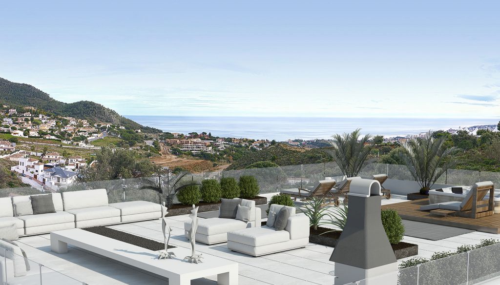 Paraiso San Antonio Mijas new development of off plan villas with sea views