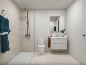 Edificio Santa Elena off-plan apartments Fuengirola bathroom